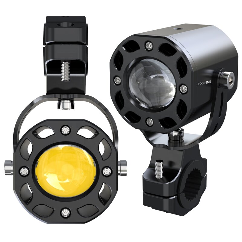 Motorcycle Spotlights Factory - 50W Wireless Switch CNC Aluminum Fog Light