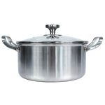 Soup Pots Factory - 304 Stainless Steel Induction Gas Lid Classic