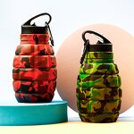 Water Bottles Factory - Creative Collapsible Silicone Kettle Sports Logo