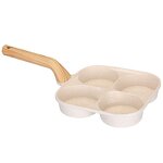 Fry Pans Supplier - Thickened Medical Stone Non-Stick 4-hole Breakfast