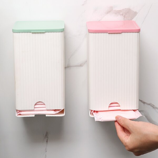Bathroom Storage Manufacturer - Wall-mounted Tampon Box Dustproof Cover