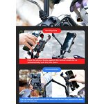 Motorcycle Phone Mounts Factory - Car-mounted Rotating Four-prong Support