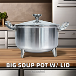 Soup Pots Factory - 304 Stainless Steel Induction Gas Lid Classic