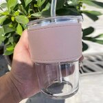 Bamboo Cups Manufacturer - Double Drink Bamboo Glass with Straw Home