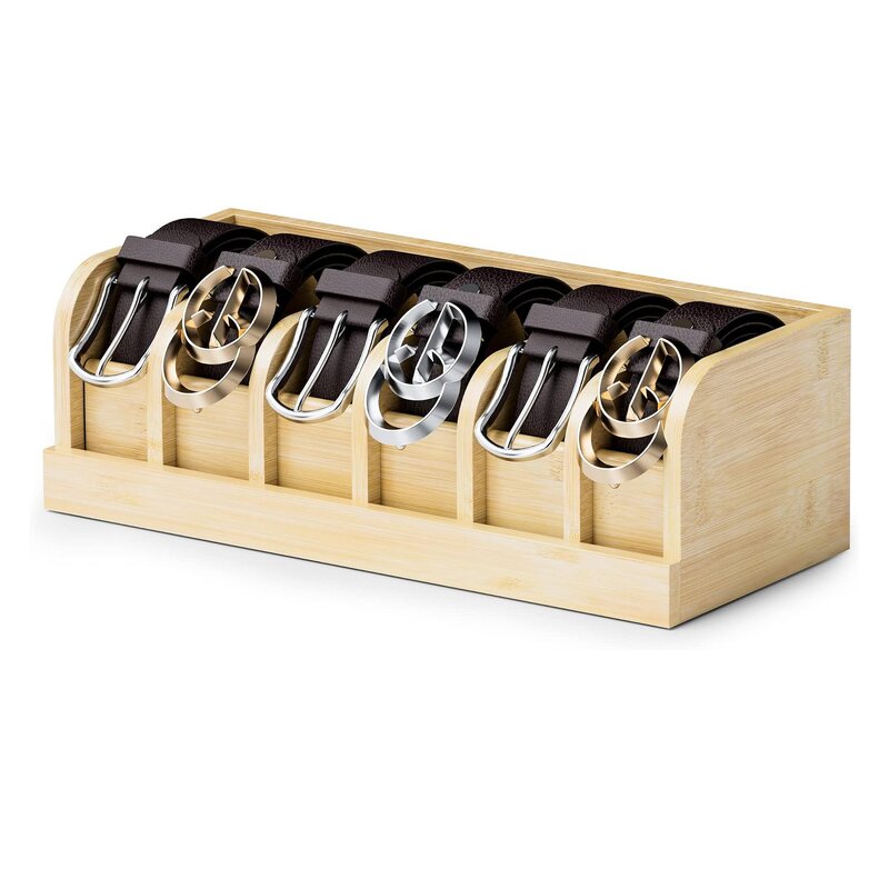 Closet Organizer Supplier - Foldable Fabric Belt Storage Box Multi-Compartment