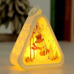 Christmas Decor Factory - Vintage Luminous Gift Window Tabletop Lamp