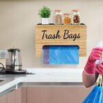 Storage Boxes Factory - Wall-mounted Pull-out Tissue Box Plastic Bag