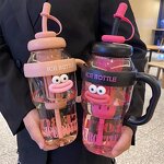 Water Cups Supplier - MAC Big Mouth Straw Cup Tea Glass Plastic