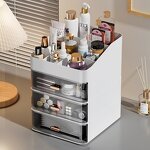 Storage Boxes Factory - Large Transparent Jewelry Cosmetics Organizer Box