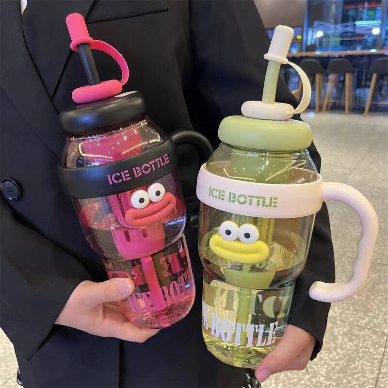 Water Cups Supplier - MAC Big Mouth Straw Cup Tea Glass Plastic