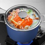 Soup Pots Supplier - Thickened Rust Steel Instant Noodles Pot Set