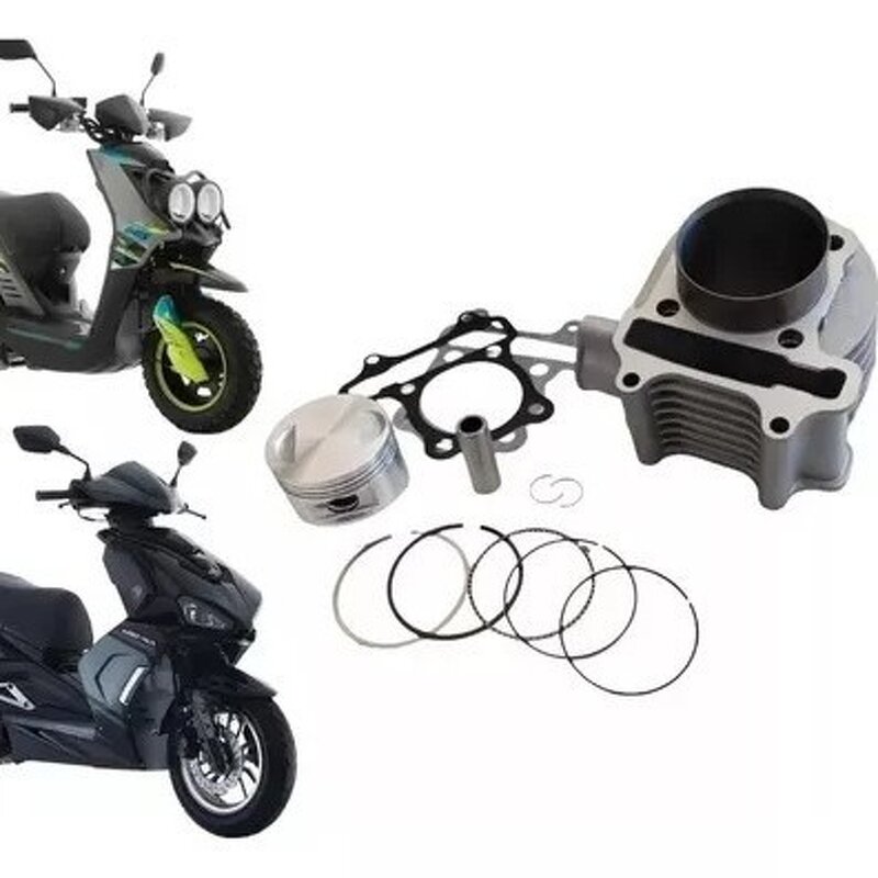 Motorcycle Cylinders Manufacturer - GY6-150 57.4MM Cylinder Piston Kit