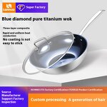 Non-Stick Pans Manufacturer - Blue Diamond Titanium Wok Healthy Kitchen