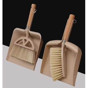 Dustpans Factory - Wooden Handle Large Dustpan Set Sofa Cleaning