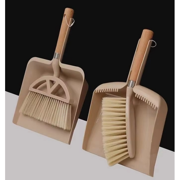 Dustpans Factory - Wooden Handle Large Dustpan Set Sofa Cleaning