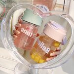 Water Bottles Manufacturer - Large Capacity Handle Straw Cup BPA-Free