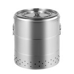 BBQ Grills Factory - Stainless Steel Smokeless Mini Hanging Smoker
