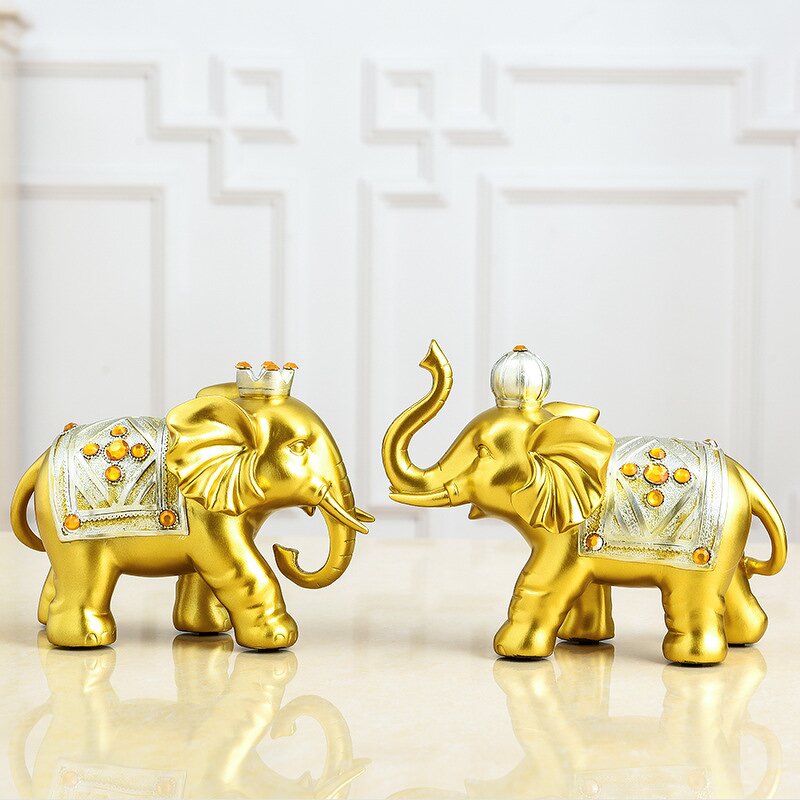 Resin Decor Supplier - European Crown Lovers Gift Desktop Decoration