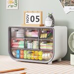 Storage Boxes Supplier - Small Desktop Drawer Hair Clip Tie Organizer