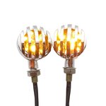 Motorcycle Lights Factory - Harley Turn Signal Bulb Grid Cover