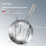 Woks Factory - 304 Stainless Steel Induction Non-Coated Special Pan