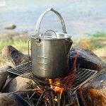 Camping Cookware Manufacturer - Portable Outdoor Hanging Pot Coffee Teapot