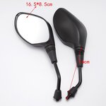 Motorcycle Mirrors Factory - Yamaha Fushiguro Rearview Mirror Replacement
