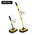 Car Brushes Supplier - Retractable Bend Rod Mop Soft Hair Car Wash