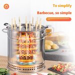 BBQ Grills Factory - Stainless Steel Smokeless Mini Hanging Smoker