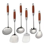 Kitchen Utensils Supplier - Stainless Steel Spoon Colander Spatula Set