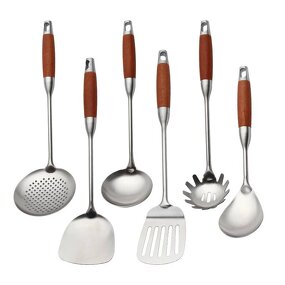 Kitchen Utensils Supplier - Stainless Steel Spoon Colander Spatula Set