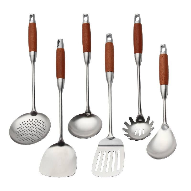 Kitchen Utensils Supplier - Stainless Steel Spoon Colander Spatula Set