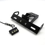 Motorcycle Parts Supplier - Kawasaki ZX-6R Short Tail License Plate Bracket