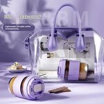 Travel Mugs Supplier - Portable Double Drink Straw Cup Handmade Gift