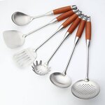 Kitchen Utensils Supplier - Stainless Steel Spoon Colander Spatula Set