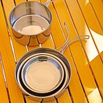 Camping Cookware Factory - 8-Piece Stainless Steel Outdoor Picnic Set