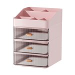 Storage Boxes Factory - Large Transparent Jewelry Cosmetics Organizer Box