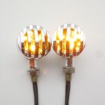 Motorcycle Lights Factory - Harley Turn Signal Bulb Grid Cover