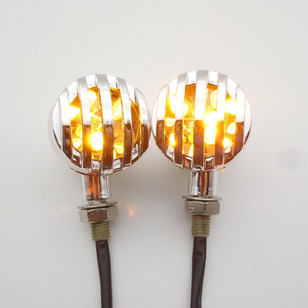 Motorcycle Lights Factory - Harley Turn Signal Bulb Grid Cover