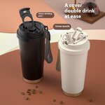 Thermos Cups Manufacturer - 316 Stainless Steel Ceramic Double Drink Cup