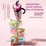 Plastic Cups Manufacturer - Large Capacity Student Straw Cup Simple Ice