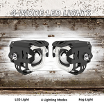 Motorcycle Lights Manufacturer - Angel Eyes DRL Strobe Four Modes Mini