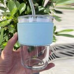 Bamboo Cups Manufacturer - Double Drink Bamboo Glass with Straw Home