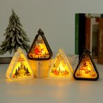 Christmas Decor Factory - Vintage Luminous Gift Window Tabletop Lamp