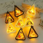 Christmas Decor Factory - Vintage Luminous Gift Window Tabletop Lamp