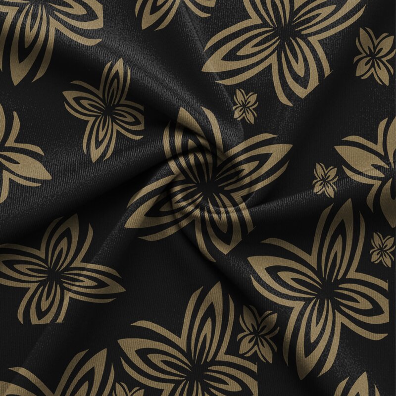 Polyester Fabric Factory - OEM Polynesian Tribal Vintage