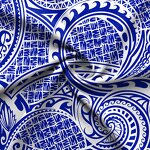 Polyester Fabric Factory - OEM Polynesian Tribal Vintage