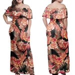 Off Shoulder Dress Factory - OEM Comfortable Polynesia