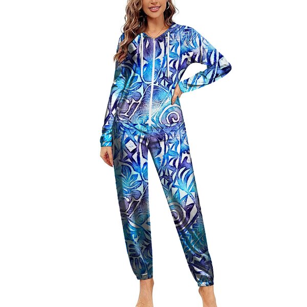 Pajama Set Factory - OEM One-piece Zipper Hood