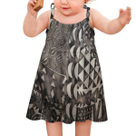 Girls' Dress Factory - OEM 1 MOQ Polynesian Tie-Dye